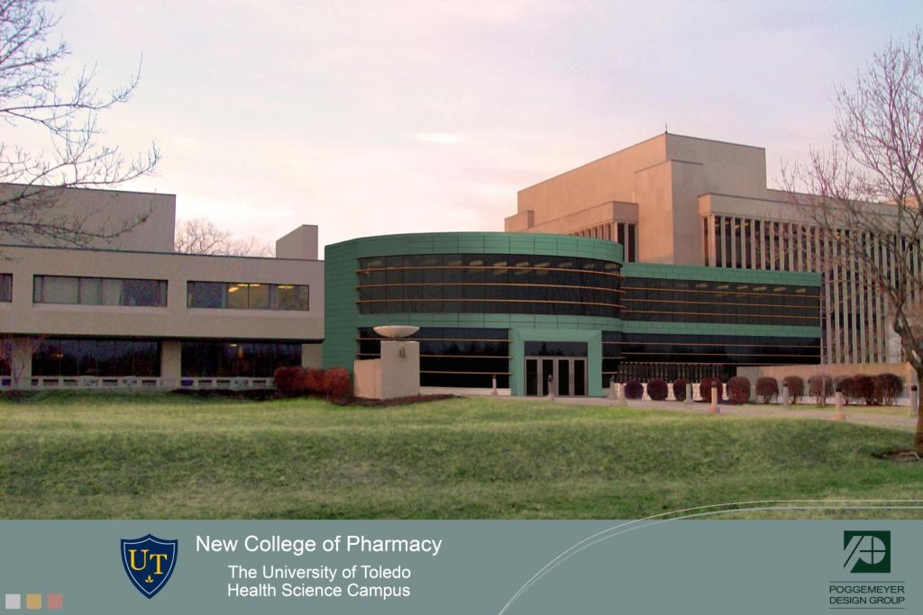UT Pharmacy College at UTMC, LEED certified for new lab construction within existing building fabric